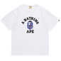 BAPE Logo Check College Tee