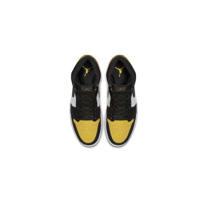 Air Jordan 1 Mid Yellow Toe Black
