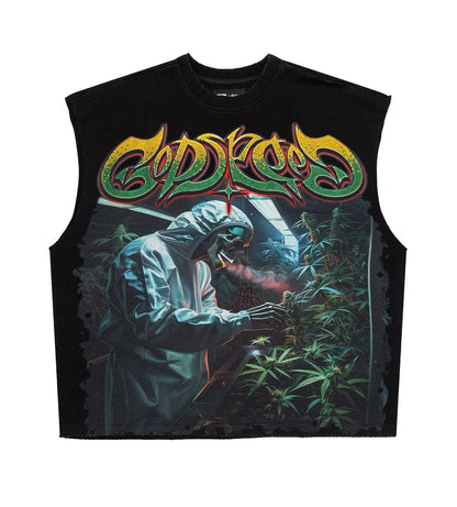 Godspeed 420 Indoor VVS Sleeveless Tee Black