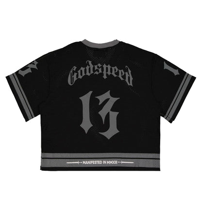 Godspeed First Down Jersey Black/Grey