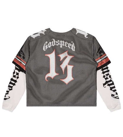 Godspeed TD Layered Jersey Black/White/Red Boom