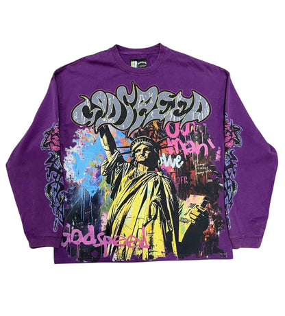 Godspeed Vandal L/S Tee Purple