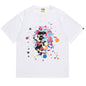 BAPE Splash Print Short-Sleeved Tee